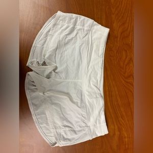 Lululemon Size 8, White Speed Up Shorts